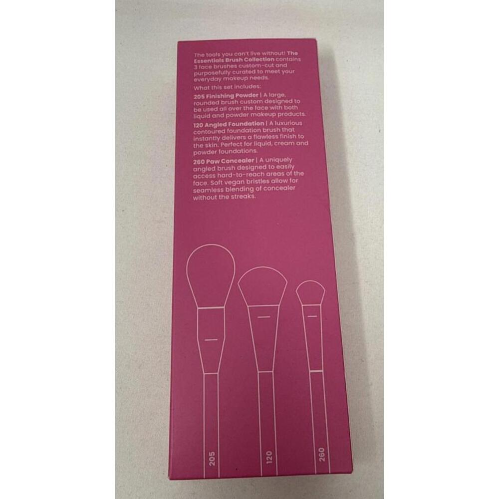 Half Caked 3 Brush Set New In Box 205 120 260 Finishing, Angled & Paw NIB  RN 29 - Picture 4 of 7